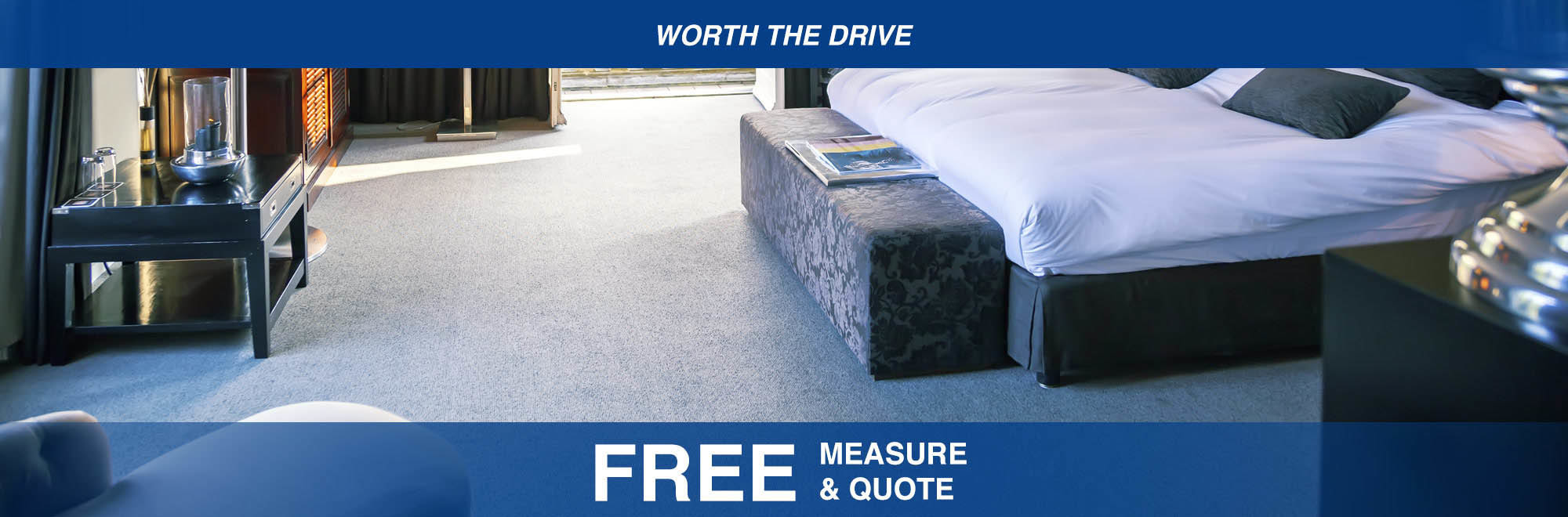 Beautifully carpeted bedroom