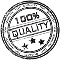 100% Quality Guarantee stamp
