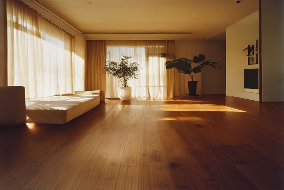 Engineered timber flooring in an Auckland living room