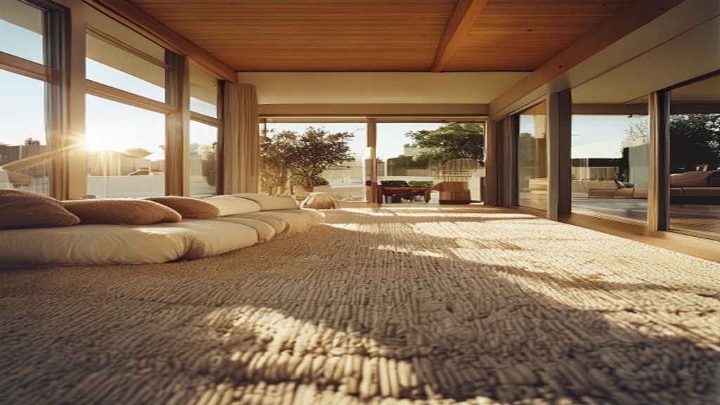 Beautiful Auckland living room with premium carpet flooring